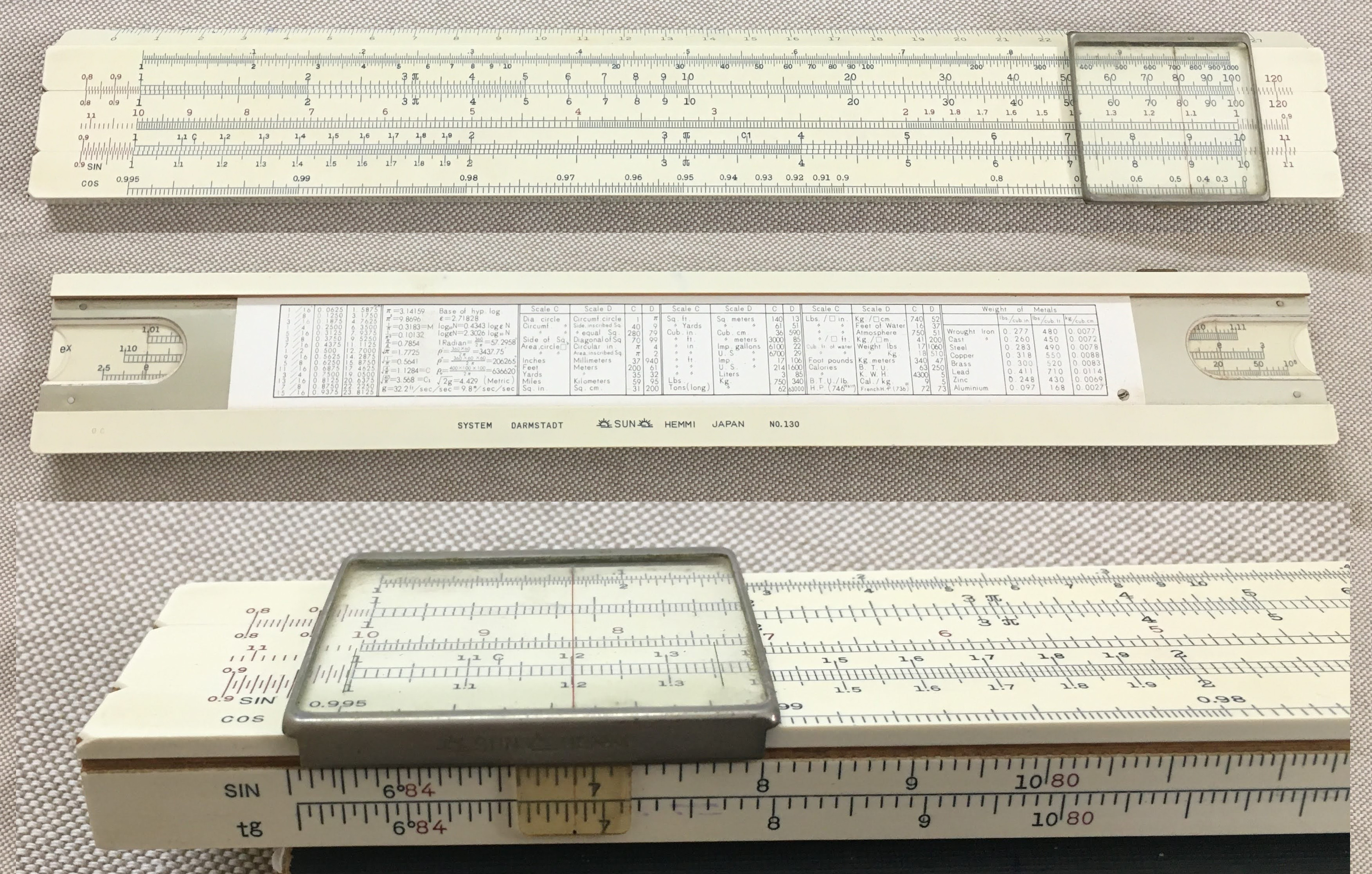 Sun Hemmi No. 130 System Darmstadt